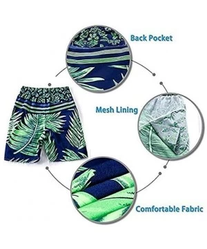 Board Shorts Cute Octopus and Jellyfish Men's Beach Board Shorts Funny Quick Dry Surf Shorts - Cute Miles Mice - CI19CGC7OD0