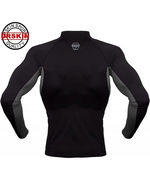 Rash Guards UV Sun Protection Long Sleeve Top Shirts Skins Tee Compression Base Layer - Rsb-gy95 - CM12HAP6PTD