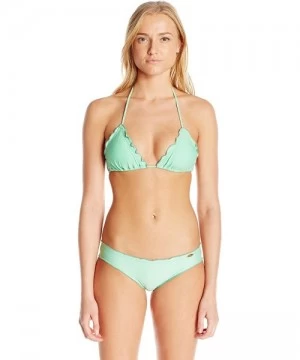 Tankinis Women's Cosita Buena Ruched-Back Bikini Bottom - Mint Convertible - C911QVPT051