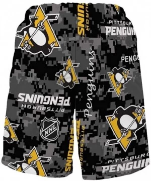 Board Shorts Pittsburgh Penguins Men's Beach Pants - Pitts3 - CT190QAMHUC