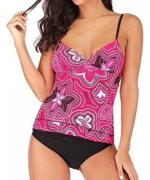 Cover-Ups Girl Swimsuit Bathing Suits Tankini Swimwear - Pink - C6196WGIIC4