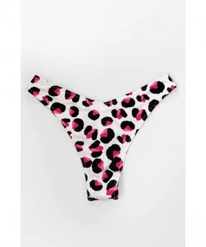 Bottoms Women's High Leg Fit Bikini Bottom - Leopard - CX196ICTYTW