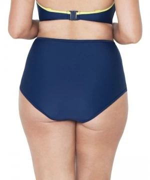 Tankinis Women's Maya High Waisted Brief - Blue Mix - CZ180AISKRZ