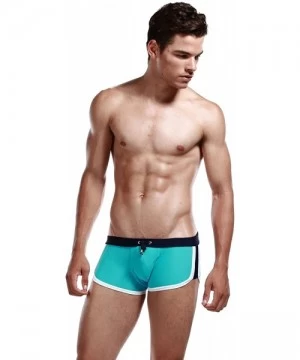 Briefs Mens Low Rise Sexy Swimwear Trunk Boxer Brief Swimsuit 2128 - C411DL8UAR7