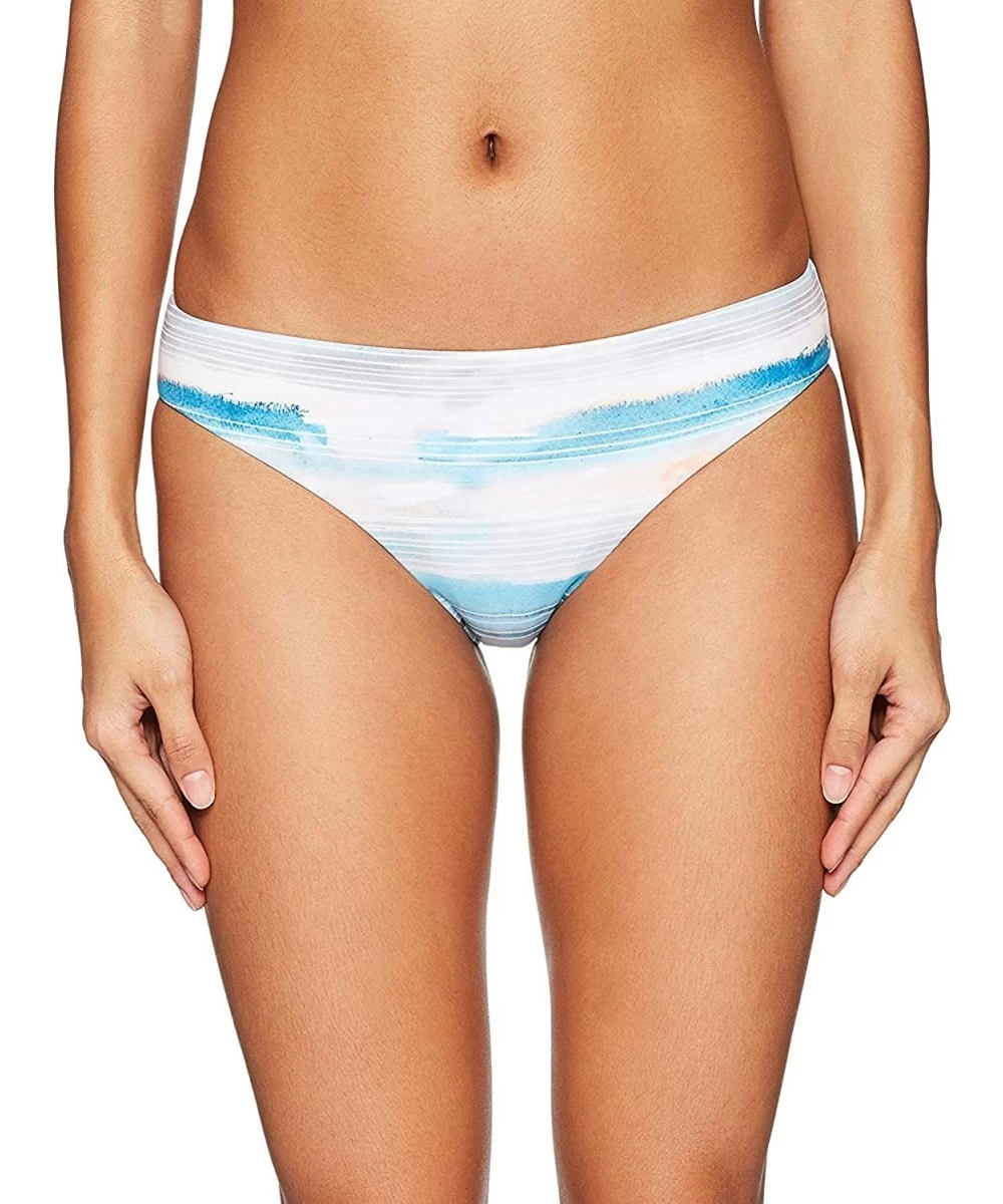 Bottoms Women's Washed Lines Full Bikini Bottoms - Mallard Green - CA184S3SQXZ