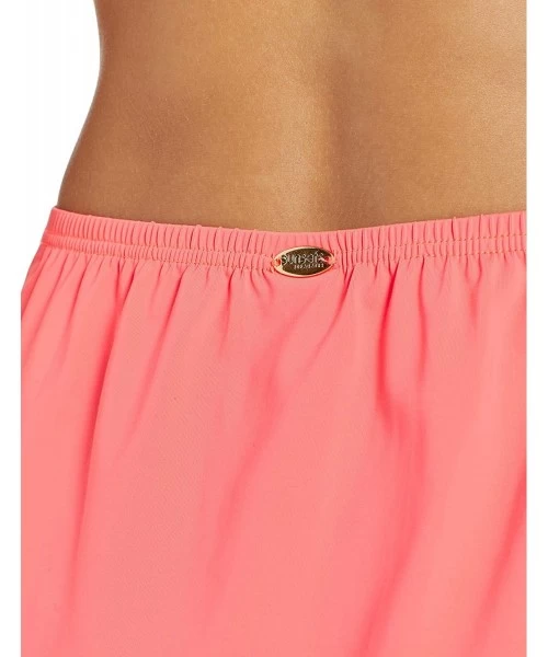 Cover-Ups Women's Del Mar Cover Up Skirt - Bright Guava - CA18I8WDWSK