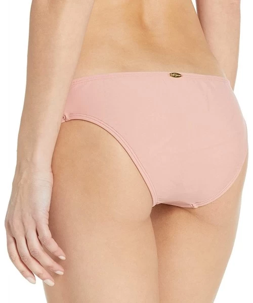 Bottoms Women's Cosita Buena Scrunch Panty Full Back Bikini Bottom Swimwear - Rosa - C81853NHS6W