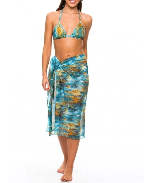 Cover-Ups Vesper Tan Through Beach Sarong Swimwear - CM11JYQU5AH