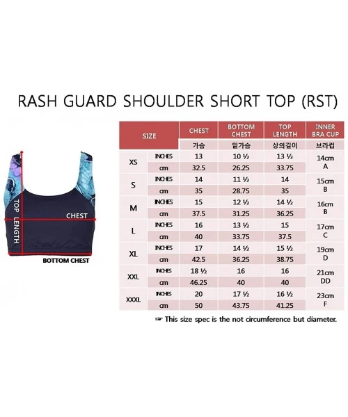 Rash Guards Women Plus Size UPF 50+ Swim Raglan Tank Bra Top Rash Guard - Grey With Blue - CD183ASTZGI