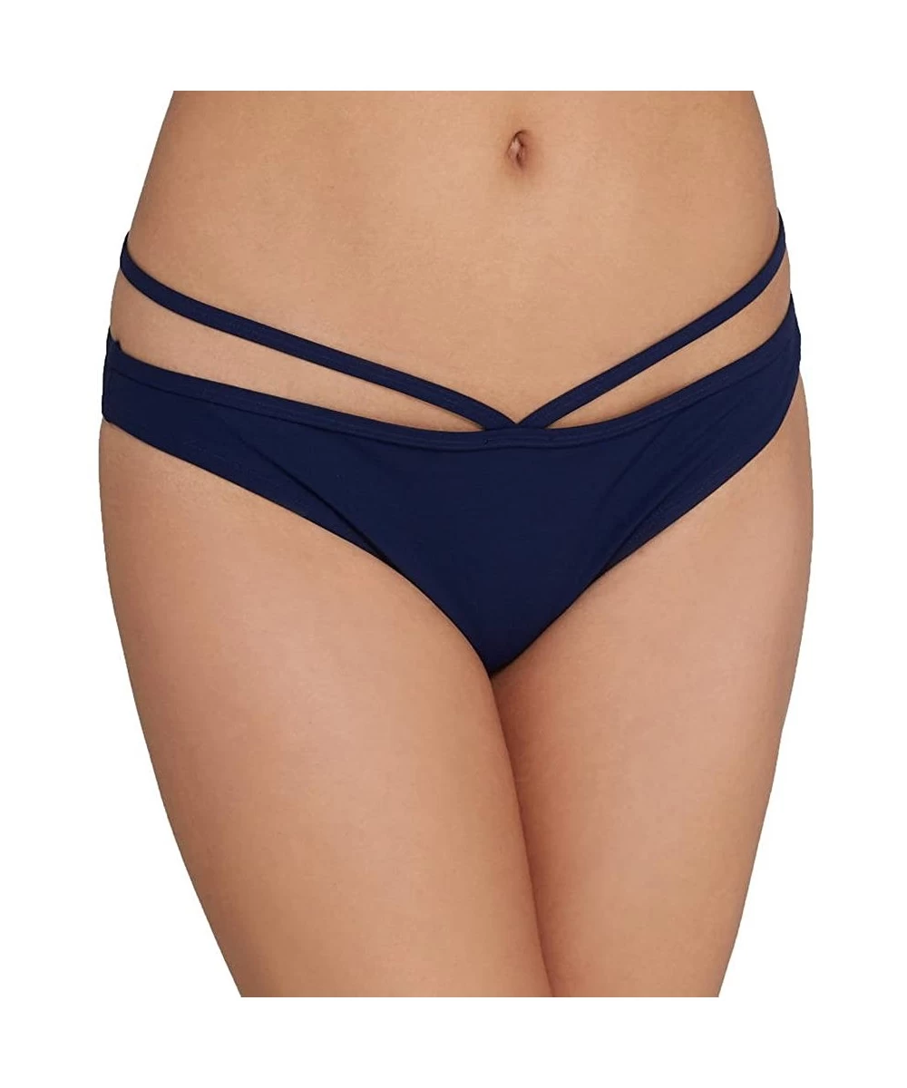 Tankinis Women's Icon Hipster Bikini Bottom - Navy - CW12E10BJDD