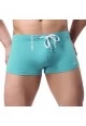 Briefs Men's Boxer Briefs Swim Shorts Trunks Swimwear Breathable Solid Quick Dry Bathing Suits - Blue - CR18RYZDECW