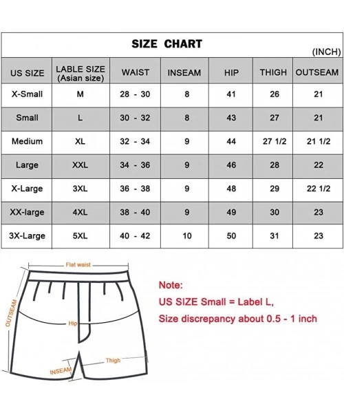 Board Shorts Mens Swim Trunks Quick Dry Board Shorts with Mesh Lining Swimwear Bathing Suits - Stripe White - C8199QUAEQI