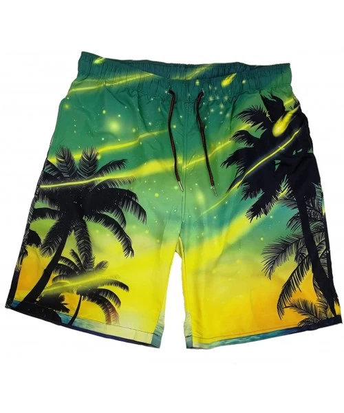 Board Shorts Mens Funny Swim Trunks 3D Graphic Print Quick Dry Surf Beach Board Shorts with Mesh Lining - Style17 - CS18SHI2HDX