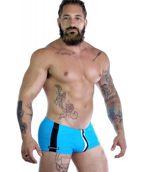 Briefs Sportivo Square Cut Teal - C017YRCCZ9N