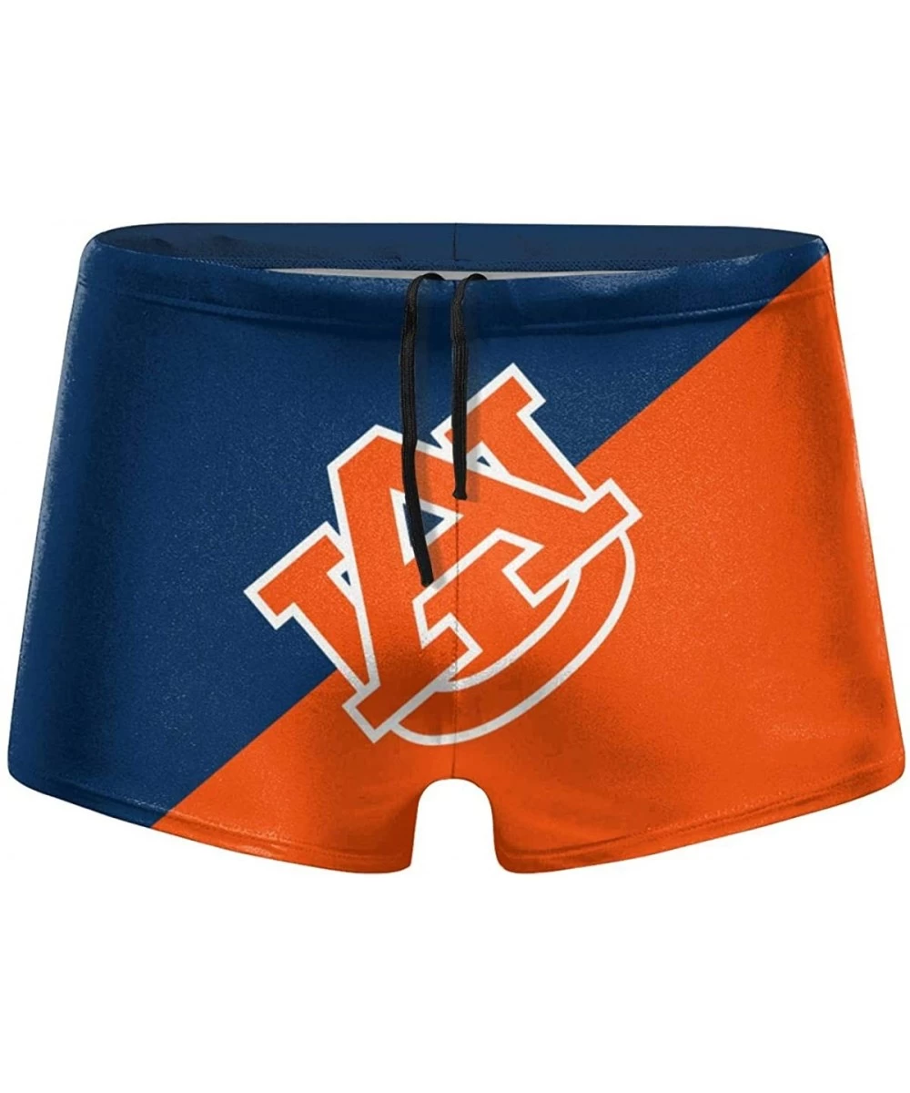 Board Shorts Men's Boxer Swim Shorts Creative Print Graphic Design Swimming Trunks - Auburn Tigers - CZ190T5GK0E