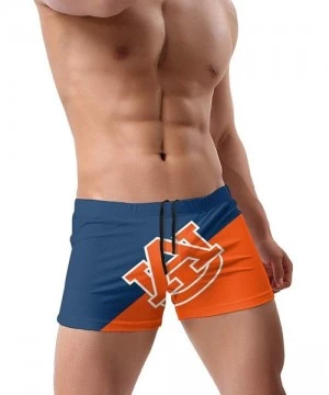 Board Shorts Men's Boxer Swim Shorts Creative Print Graphic Design Swimming Trunks - Auburn Tigers - CZ190T5GK0E