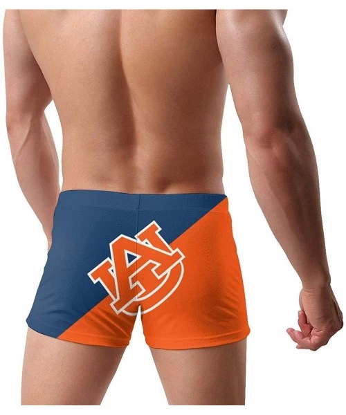 Board Shorts Men's Boxer Swim Shorts Creative Print Graphic Design Swimming Trunks - Auburn Tigers - CZ190T5GK0E