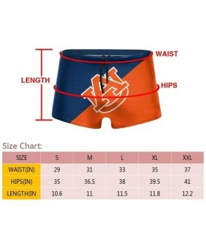 Board Shorts Men's Boxer Swim Shorts Creative Print Graphic Design Swimming Trunks - Auburn Tigers - CZ190T5GK0E