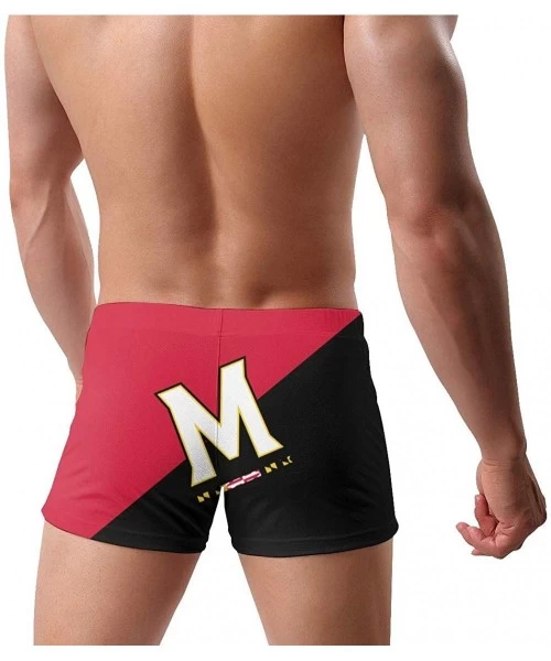 Board Shorts Men's Boxer Swim Shorts Creative Print Graphic Design Swimming Trunks - Maryland Terrapins - CE190T402ZD