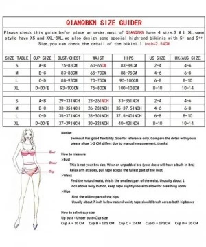 Sets Womens Sexy Thong Soft Padded Bikini Set Two Piece Swimsuits - Blue - CZ18852N8DS