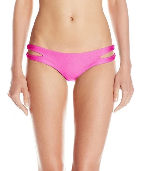 Tankinis Women's Borrachera De Mar Zig Zag Open Side Moderate Bikini Bottom - Too Hot Miami - CV11UI1ZOLN