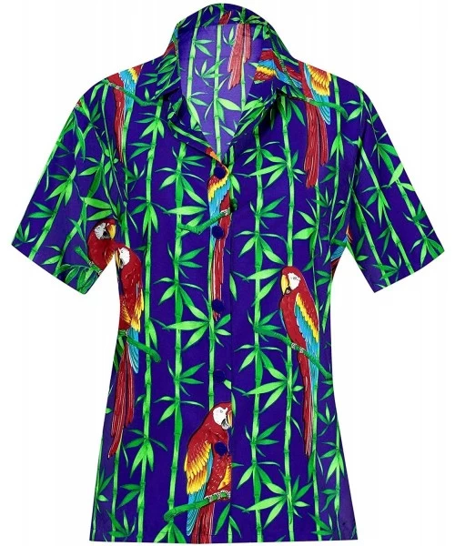 Cover-Ups Women Plus Size Summer Tropical Hawaiian Beach Shirt Swimwear Printed B - Blue_x110 - CG182H3GN0I