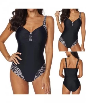 Racing Women Slim Sport Swimsuit- Splice Bikini Set High Waist Monokini Low Back Swimwear Cover Ups Tummy Control Bathing Sui...