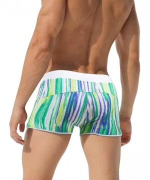 Briefs Men's Sexy Trunks Fashion Beach Swimming Shorts Boxer Swimming Briefs Swim Trunks Swimwear Shorts Underwear - B-green ...