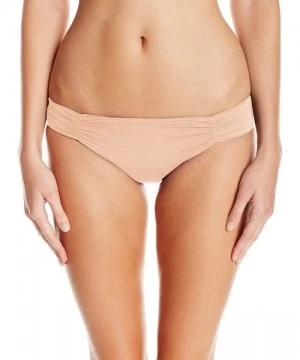 Bottoms Women's Sensual Solids Monique Bikini Bottoms - Creamsicle - CG1236VRNAF