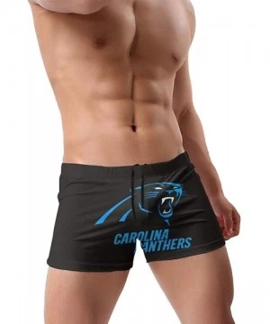 Briefs Men's New York Je-ts Swimwear Trunks Square Leg Boxer Brief Swimsuit Swim Underwear - Carolina Panthers - C8194R8YRRD