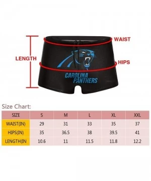 Briefs Men's New York Je-ts Swimwear Trunks Square Leg Boxer Brief Swimsuit Swim Underwear - Carolina Panthers - C8194R8YRRD