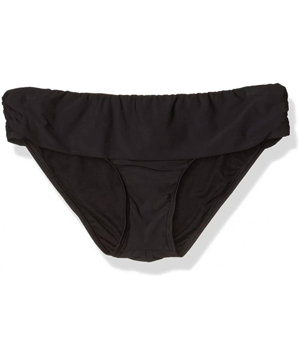 Bottoms Athena - Cabana Solids Lani Banded Bikini Bottom - Black/Blk - CK12N1ZXC43