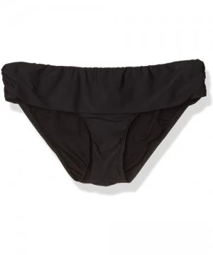 Bottoms Athena - Cabana Solids Lani Banded Bikini Bottom - Black/Blk - CK12N1ZXC43