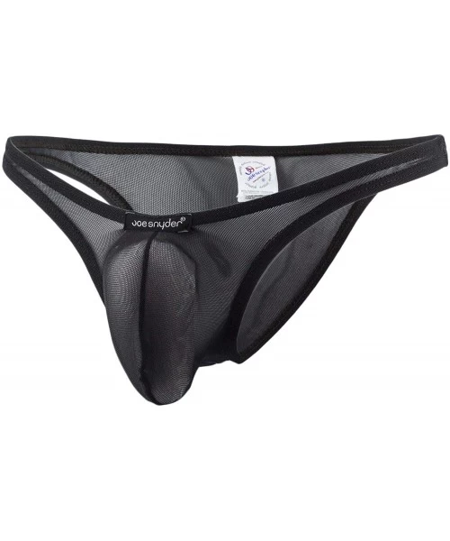 Briefs Bikini Full Bulge 04 - Black Mesh - C4112QQHZQZ