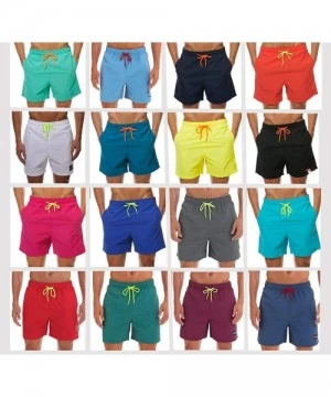 Board Shorts Swimwear Swim Shorts Trunks Beach Board Shorts Swimming Pants Swimsuits - Black - CR18U53CULT