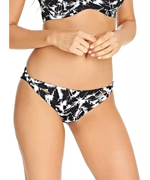 Bottoms Women's Palm Haze Bikini Brief Swim Bottom AS4025 - Monochrome - CE183O4U7CW