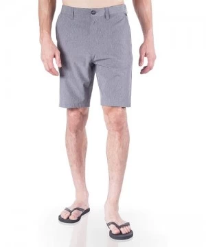 Board Shorts Mens Hybrid Quick Dry Board Shorts/Walk Short Size 30-44 - Solid Charcoal - CE17YG0Y309