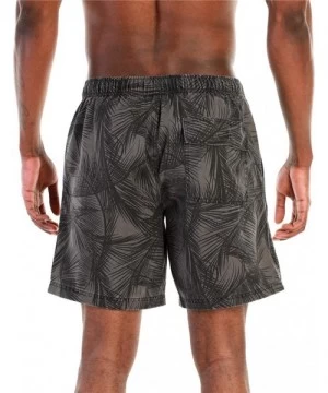 Board Shorts Men's Quick Dry Swim Shorts Swimming Bathing Suits Trunks Swimsuits with Drawstring Pockets and Mesh Lining - Bl...