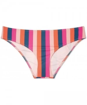 Tankinis Women's Hipster Bikini Bottom - Pink Stripe - C41950OOYIE