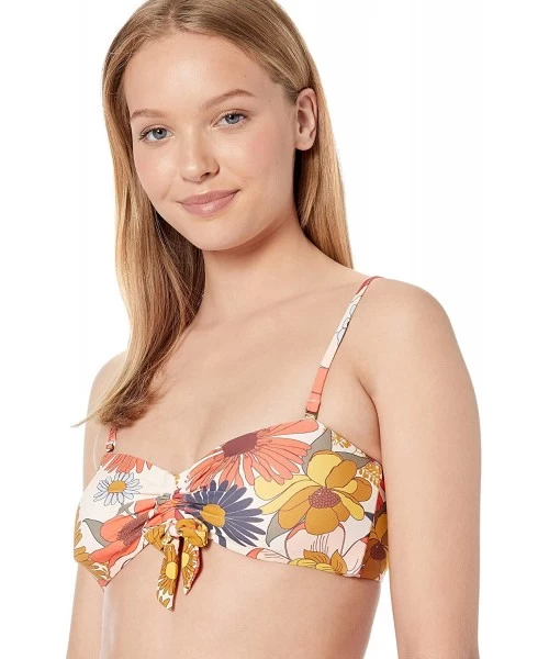 Tops Women's Summer Lovin Bandeau Bikini Top - Light Pink - CB18LR6KIU4