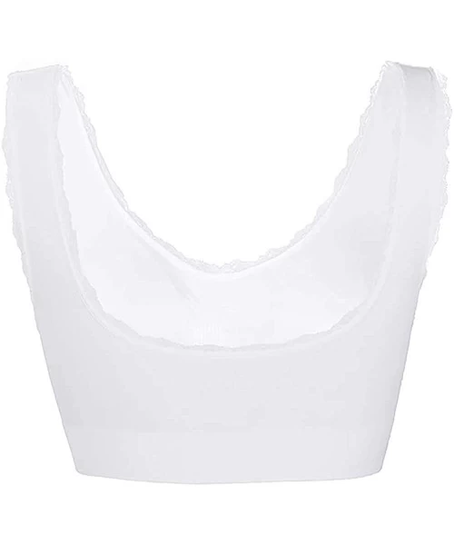 Cover-Ups Instacomfort Wireless Lace Liftbra - White - CM1986XKZOA