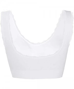 Cover-Ups Instacomfort Wireless Lace Liftbra - White - CM1986XKZOA