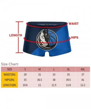 Briefs Men's Basketball Team Quick Dry Swimwear Boxer Swim Surf Boxer Shorts Swimsuits with Adjustable Drawstring - Dallas Ma...