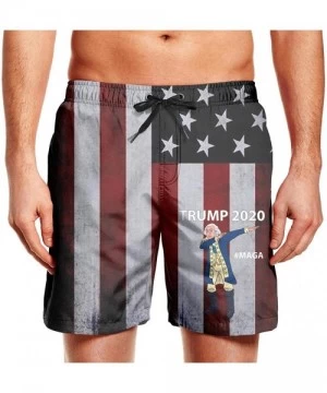 Board Shorts Men's Beach Shorts Presidents' Day Washington Trump 2020 Holiday Swimming Trunks - Presidents' Day Washington - ...