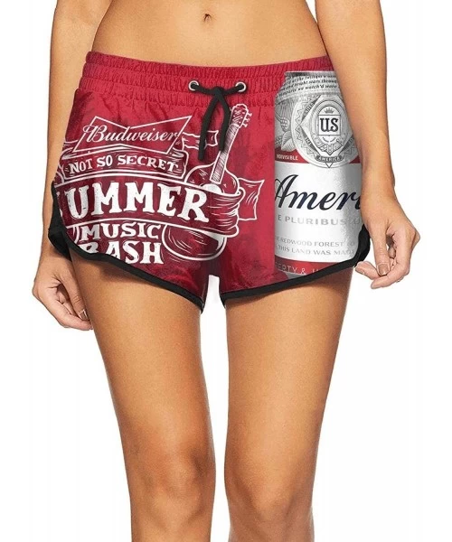 Board Shorts Women Waterproof Swim Trunks Quick Dry What-we-Know-About-Budweiser's-Not-So-Secret- Swim Shorts Beach Wear with...