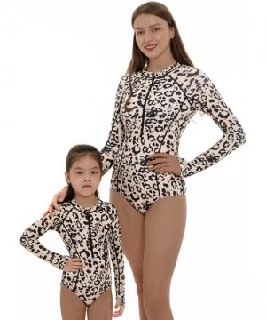 Rash Guards Mother and Daughter Swimwear Family Matching Swimsuit Womens Rashguard Girls Swimwear(Please Order Seperately) - ...