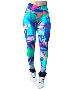 Board Shorts Fashion Ladies Fitness Snake Pattern Stitching Hips Yoga Pants Sports Fitness Pants Sexy Hip Pants - J-multicolo...