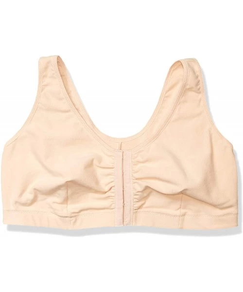 Racing Women's Frances Front-Closure Leisure Bra - Nude - CE185KRH53U