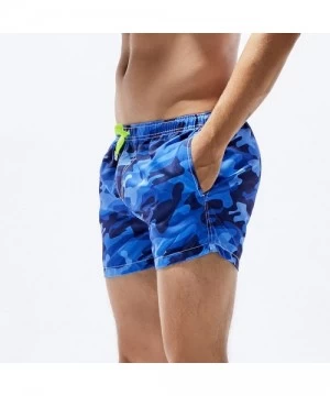 Board Shorts Mens Fashion Floral Drawstring Swim Trunks Outdoor Elastic Waist Slim Fit Beach Shorts Quick Dry Bathing Suits -...