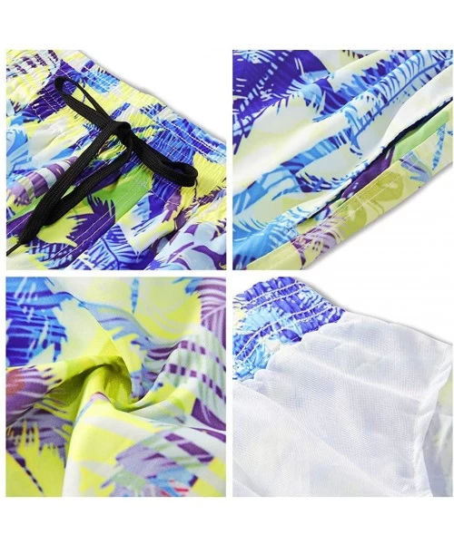 Board Shorts Men's Camouflage Printing Quick Dry Beach Board Shorts Swim Trunks - Abstract 9 - CO18NWUIRSI